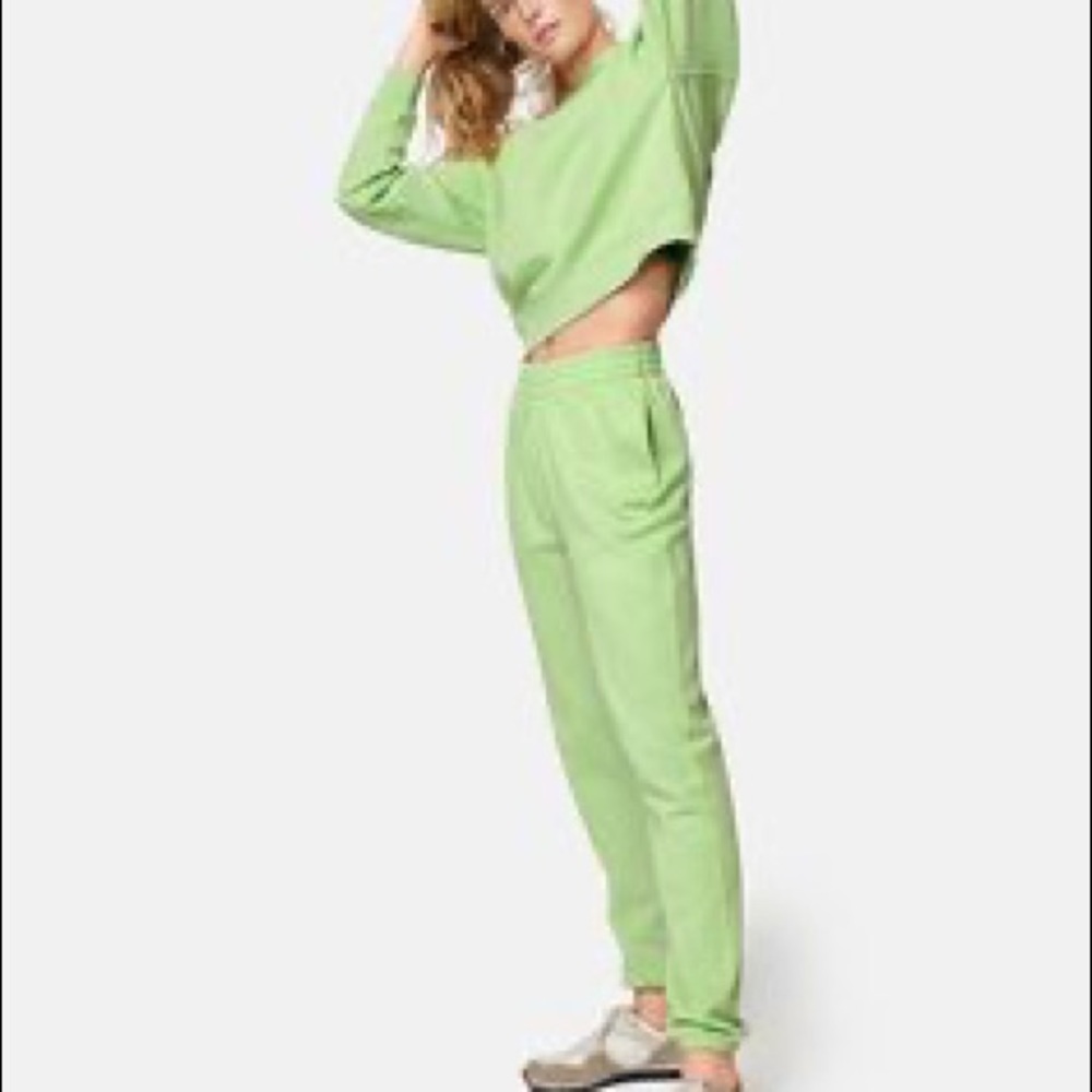 Outdoor Voices Cotton Terry Jogger SET In Jade
